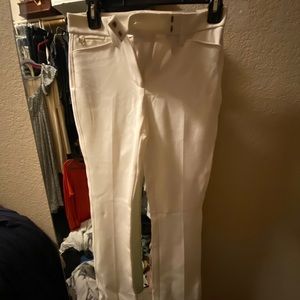 White Slim Dress Pants